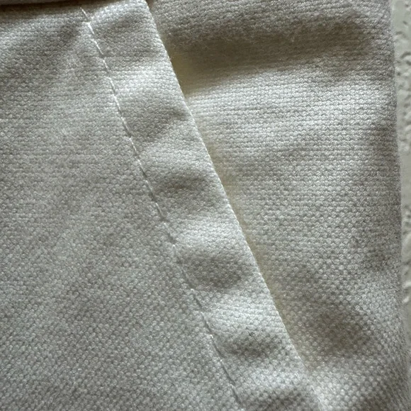 Trina Turk White Cropped Pants Size 8 Cotton Stretch Tailored Made in USA - Picture 4 of 7